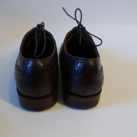 Mens Cole Haan Dark Brown Lace-Up Oxford Leather Shoes 11 * - Picture 6 of 12
